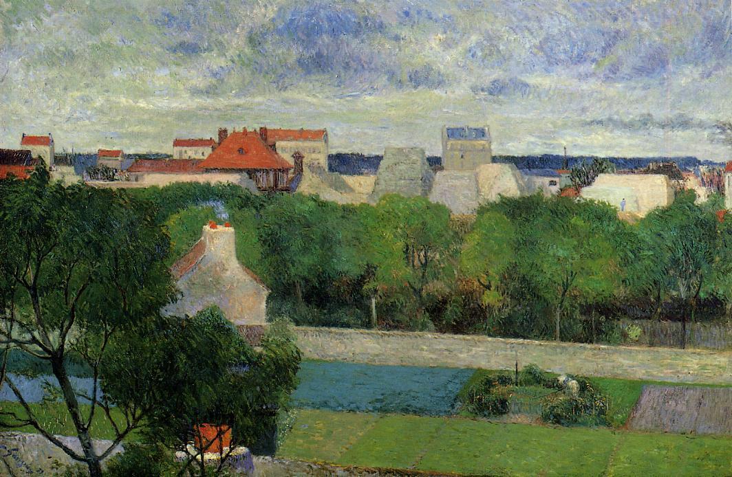The Market Gardens of Vaugirard - Paul Gauguin Painting